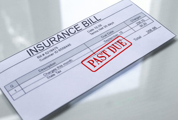 insurance bill past due